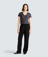 Women's Petite Merino V-Neck T-Shirt