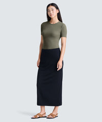 Women's Merino Maxi Skirt