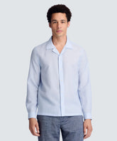 Men's Merino Linen Button-Up