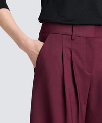 Women's Wide Leg Merino Travel Trouser