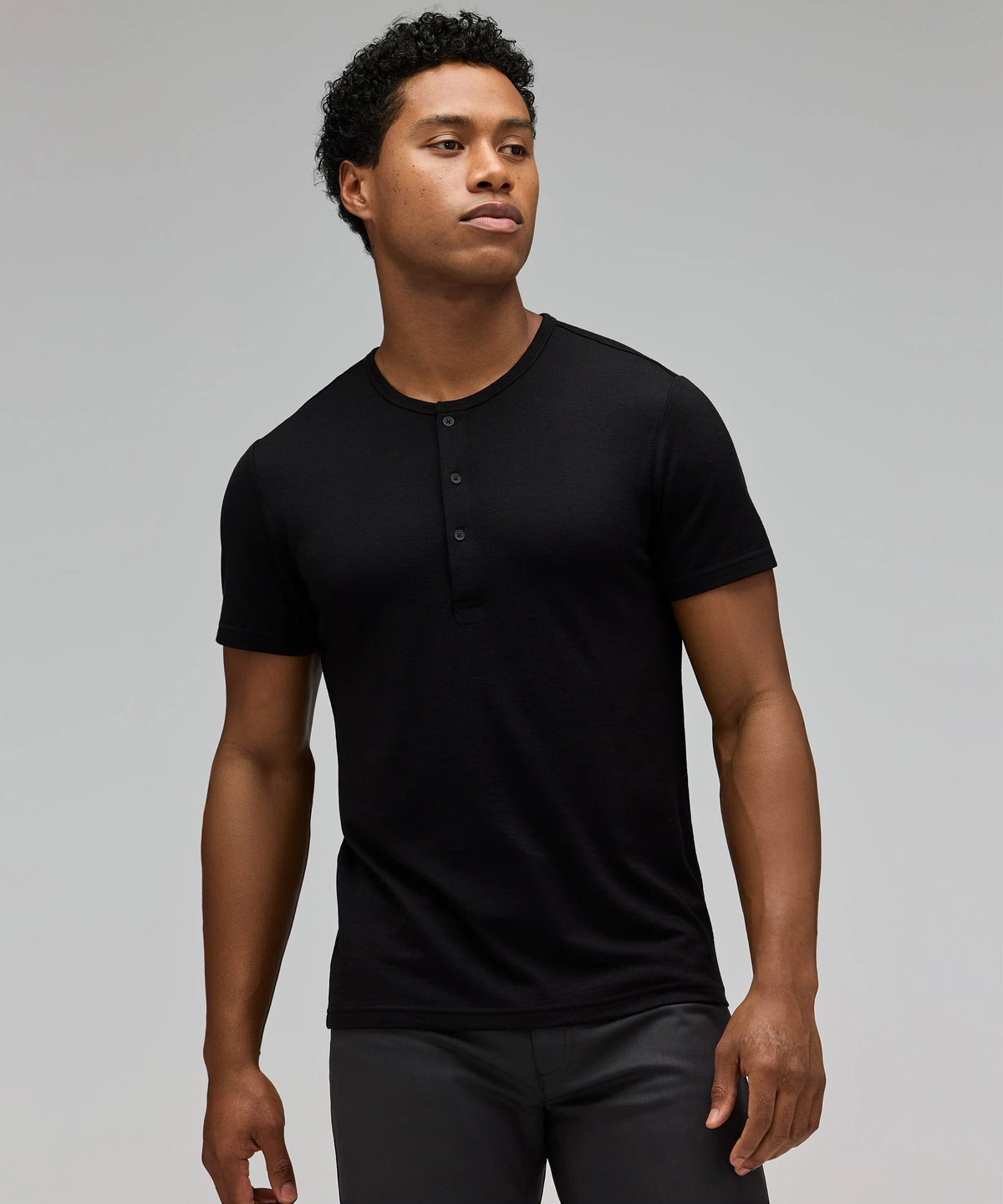 Men's Merino Short Sleeve Henley