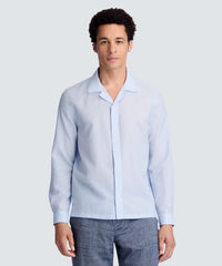 Men's Merino Linen Button-Up